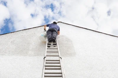 Peinture extérieure à Lestre — façades et ravalement